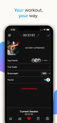 GymBros android App screenshot 2